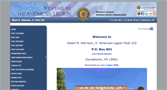 Desktop Screenshot of doylestownpost210.org